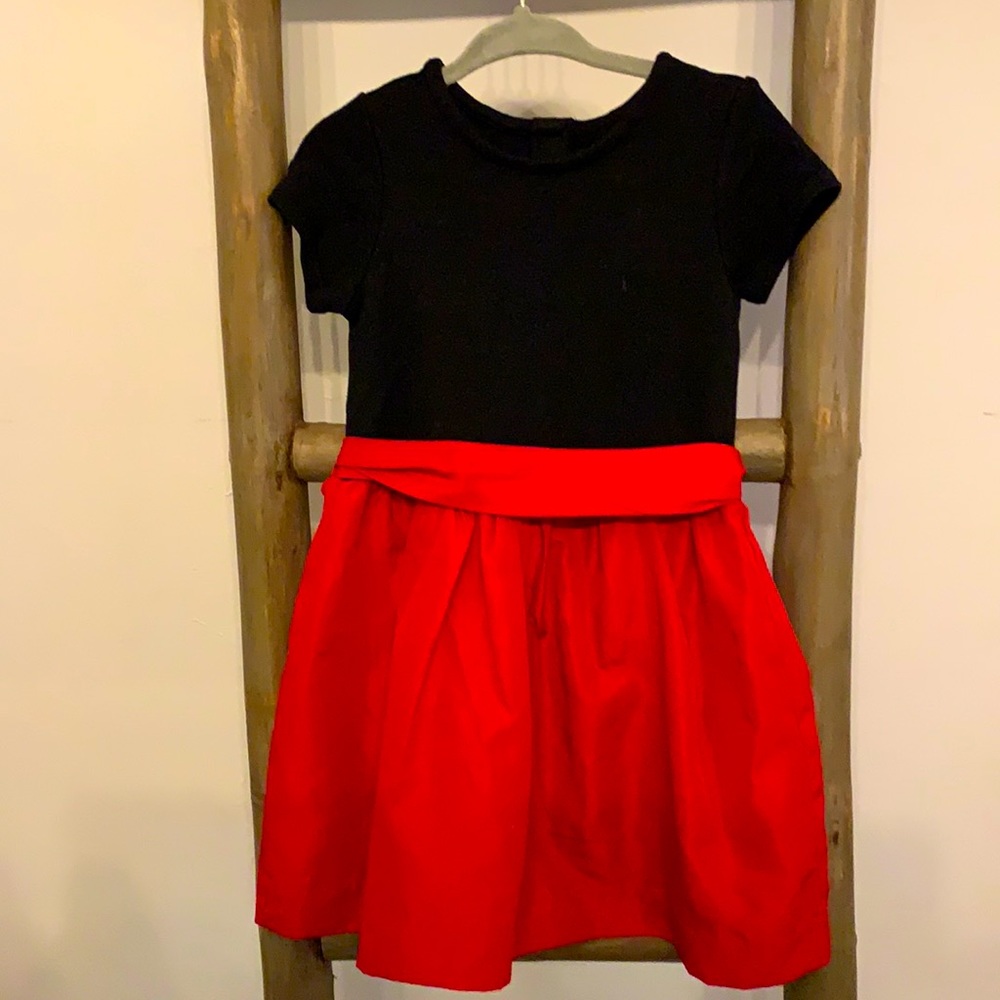 Red and black Ralph Lauren dress